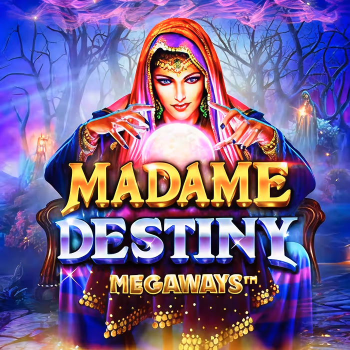 Madame Destiny fortune teller revealing multiplier globe